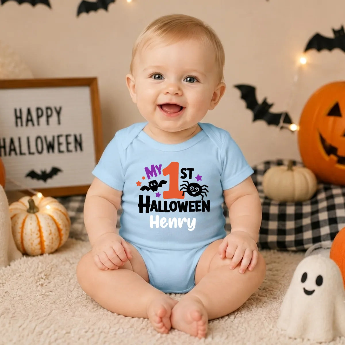 Personalized 1st Halloween Bodysuit