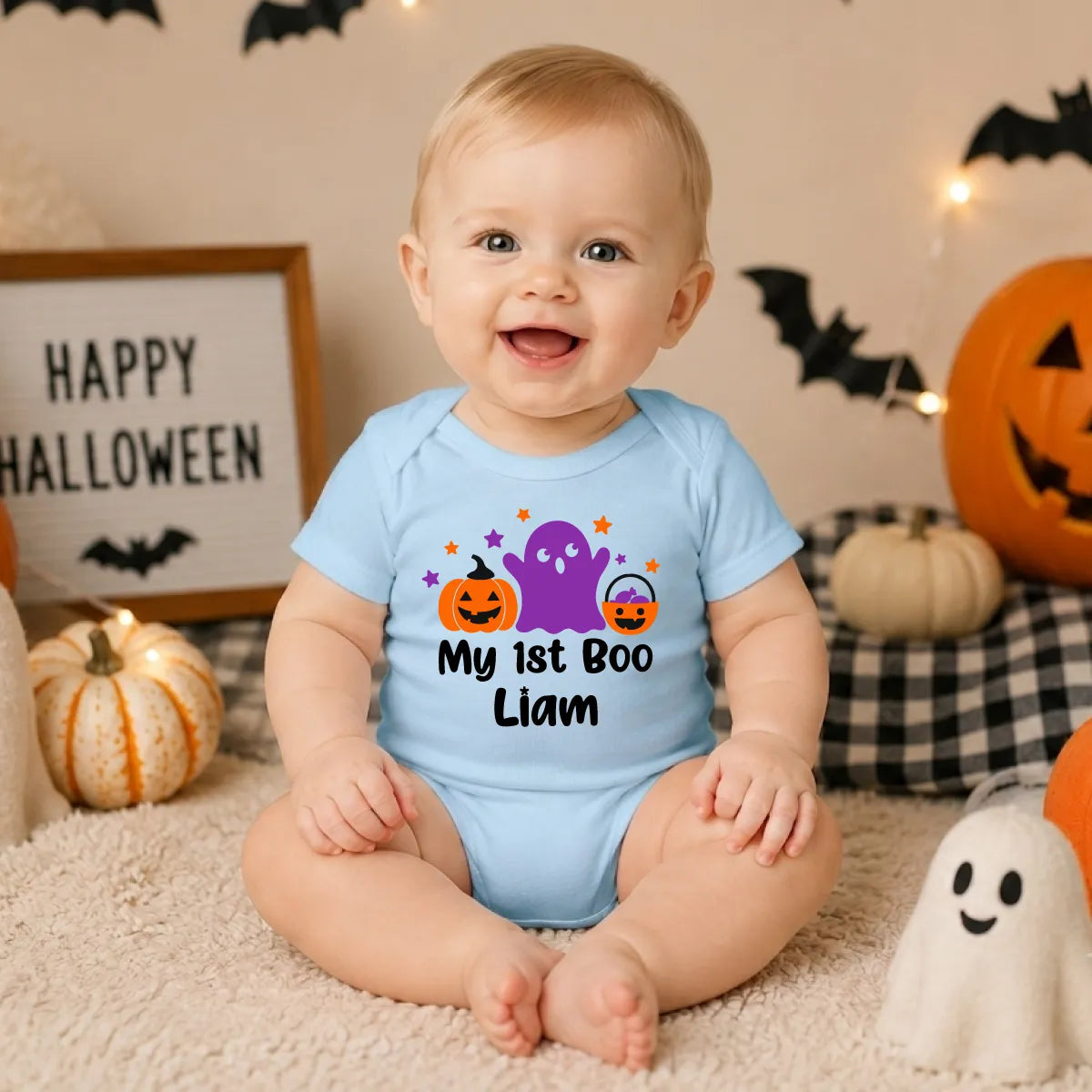 Personalized Halloween Baby Bodysuit