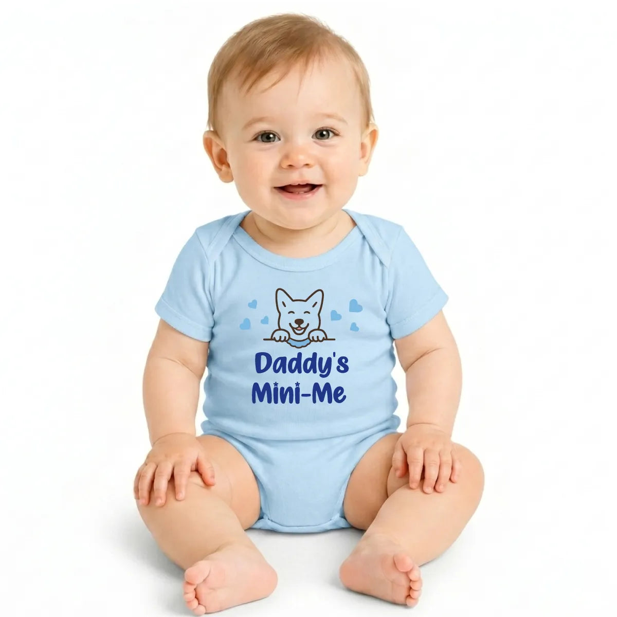 Personalized Puppy Baby Bodysuit
