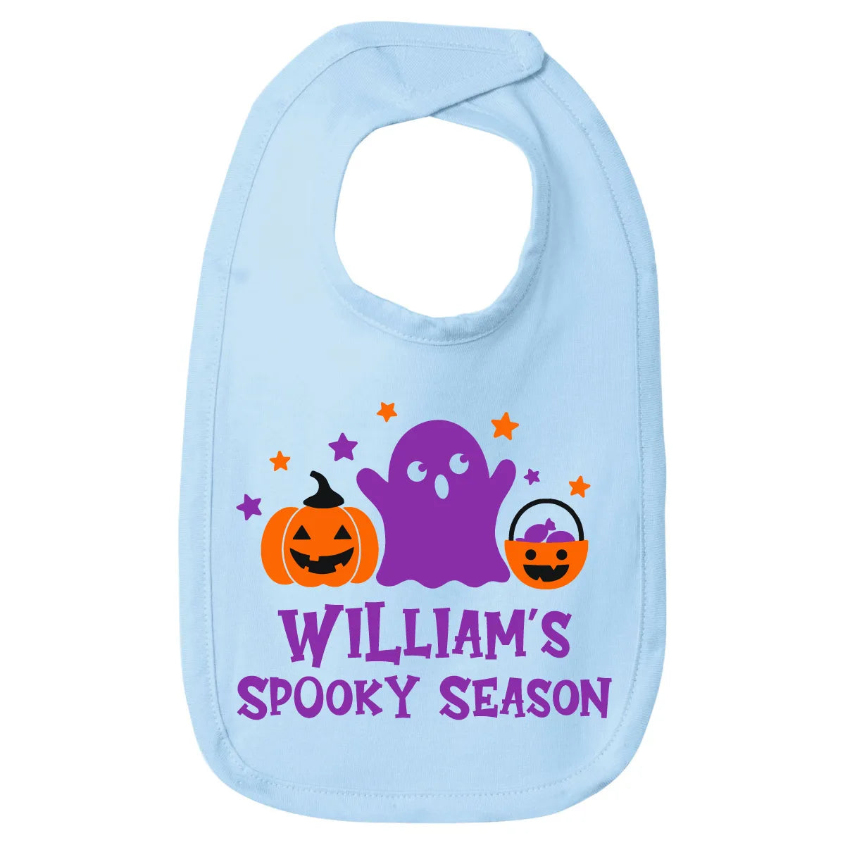Personalized Halloween Baby Bib