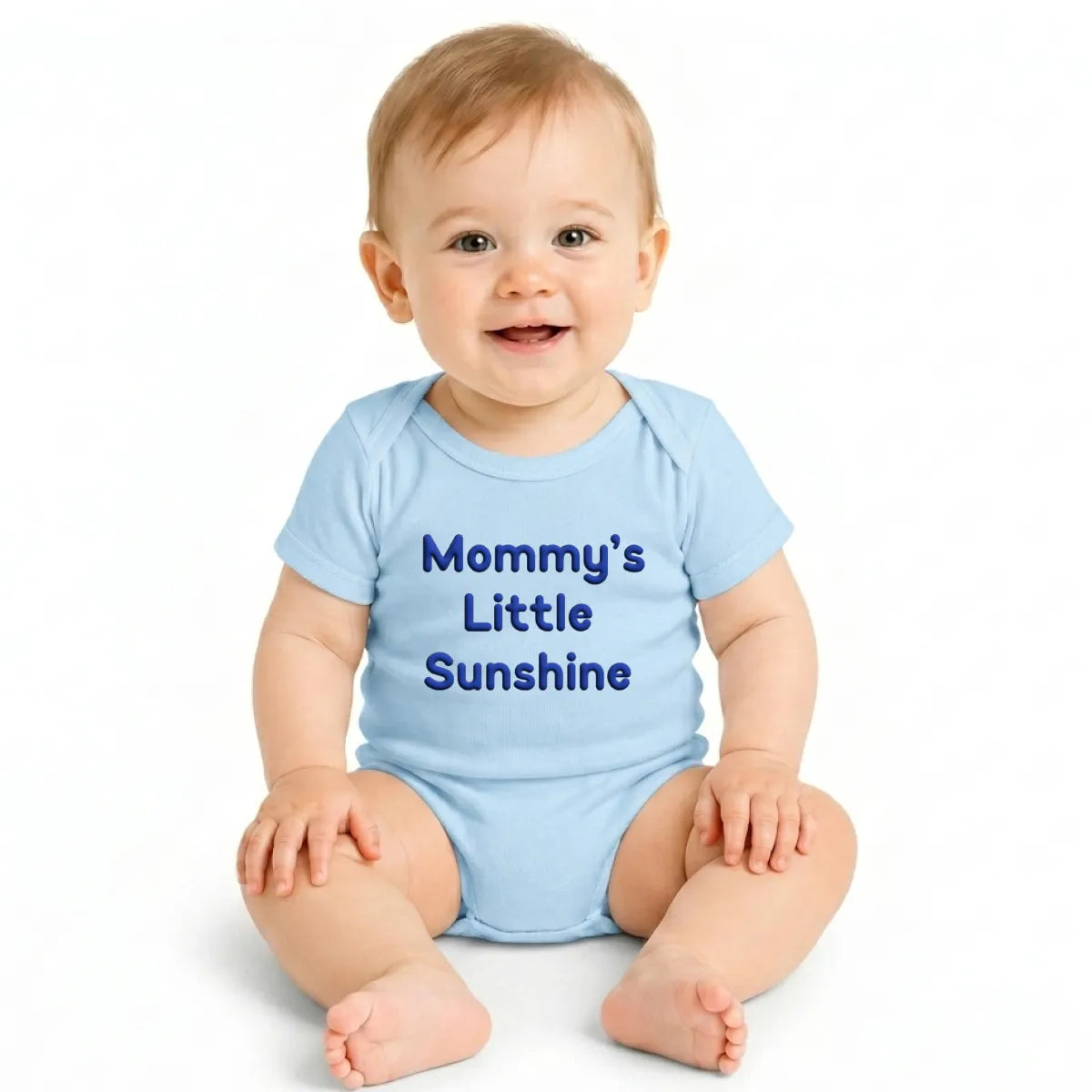 Personalized Puff Baby Bodysuit