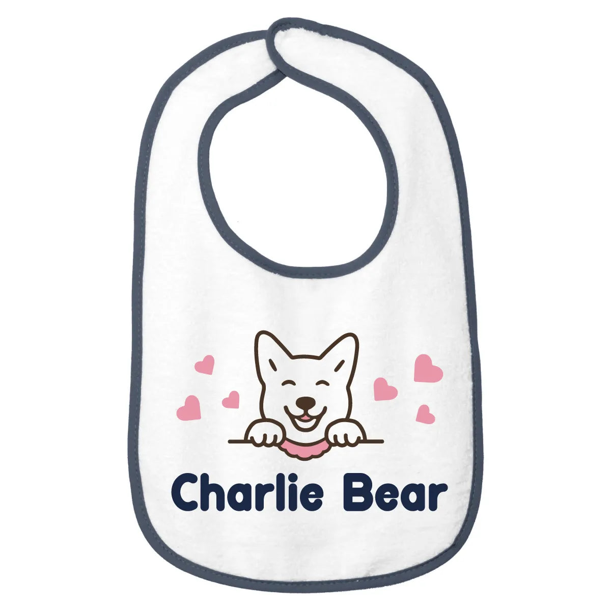 Personalized Cotton Terry  Baby Bib