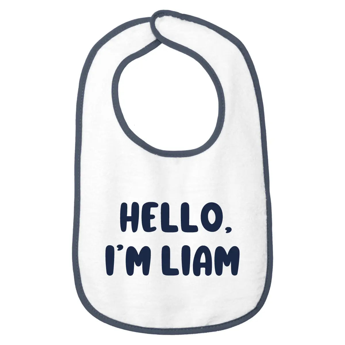 Personalized Cotton Terry Baby Bib