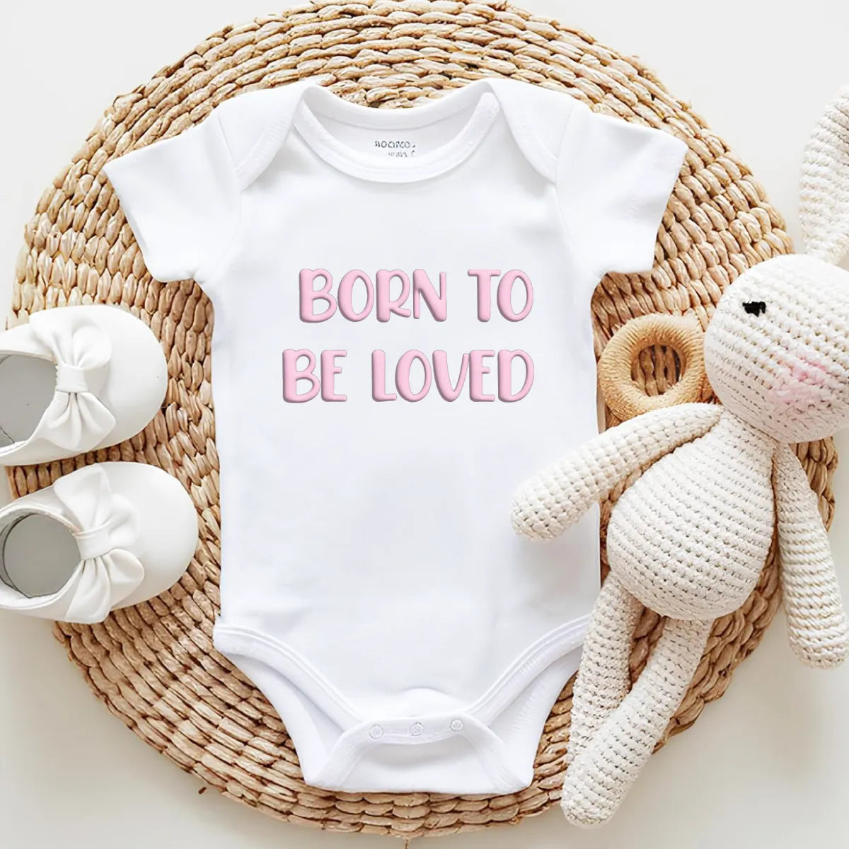 Personalized Puff Baby Bodysuit