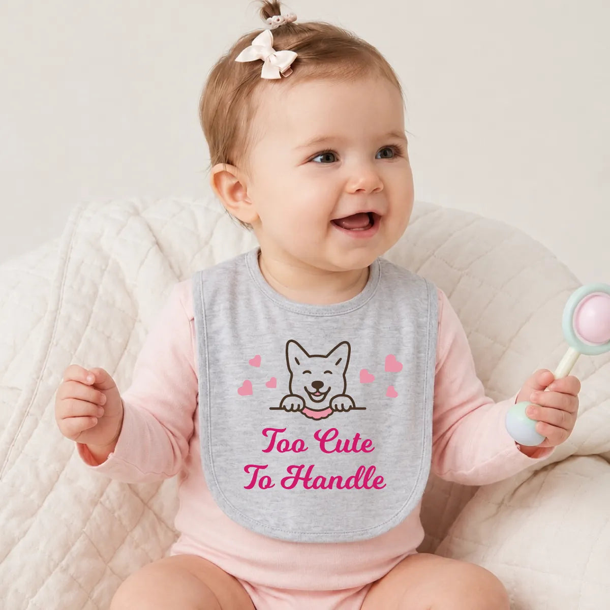 Personalized Jersey Baby Bib