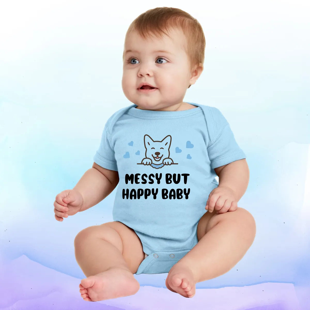 Personalized Puppy Baby Bodysuit