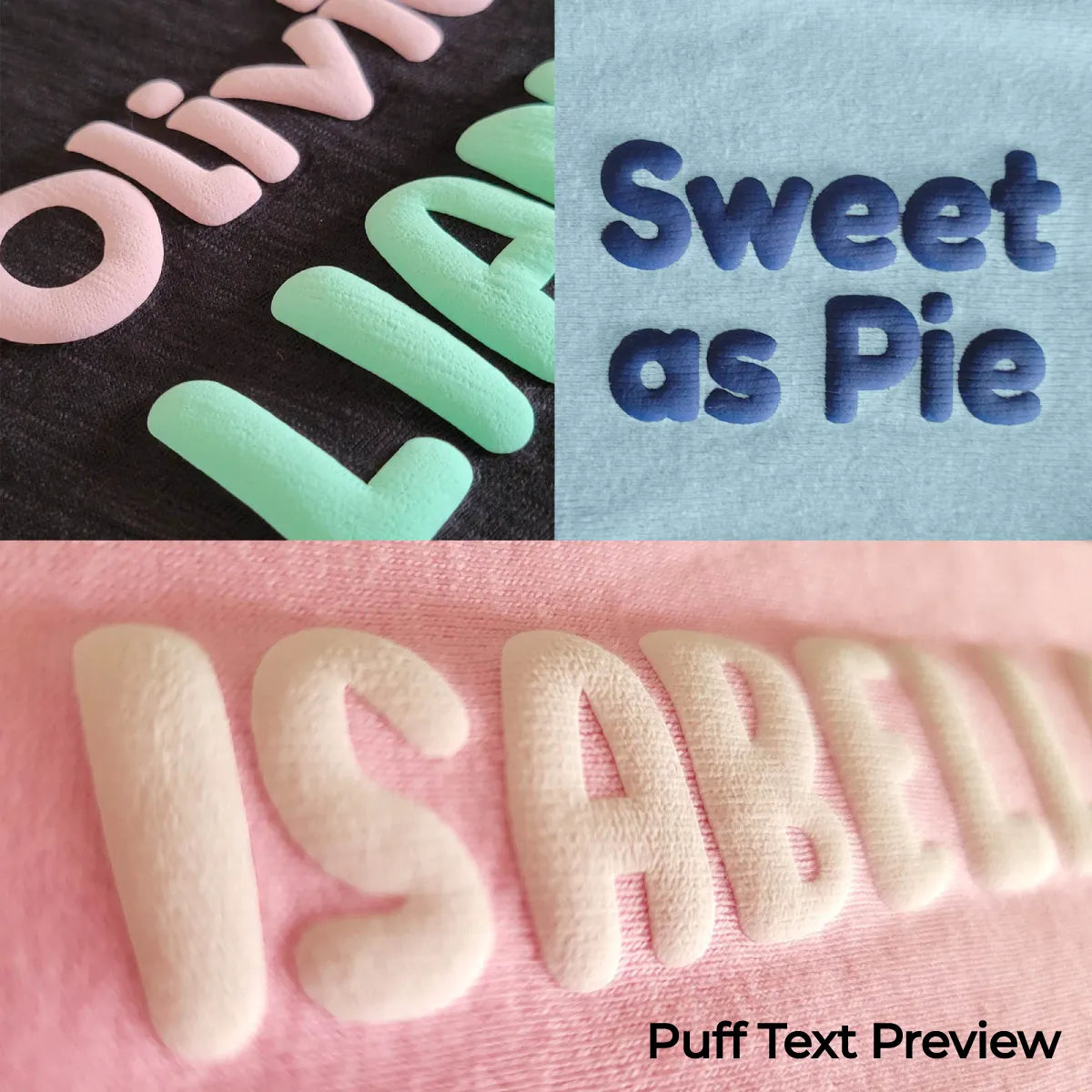 Personalized Puff Baby Bodysuit