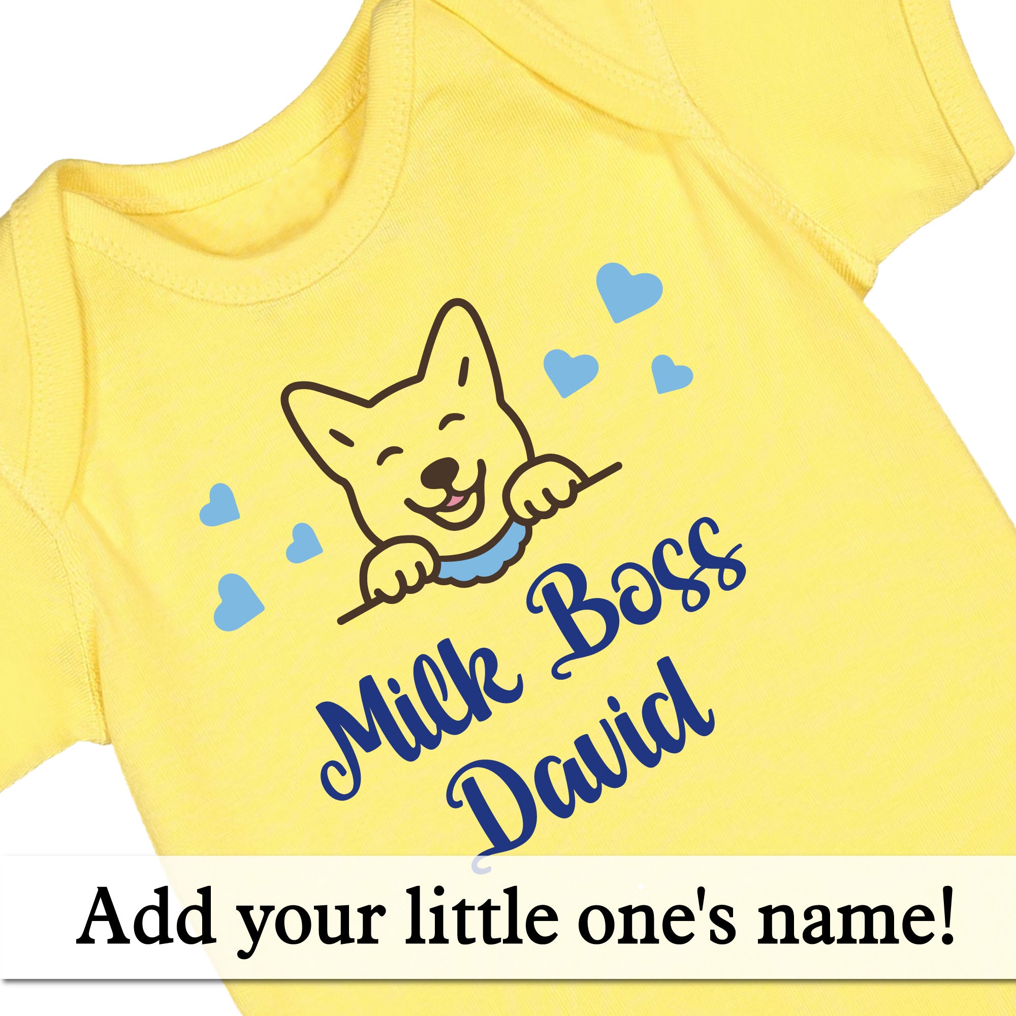 Personalized Jindo Dog Baby Bodysuit