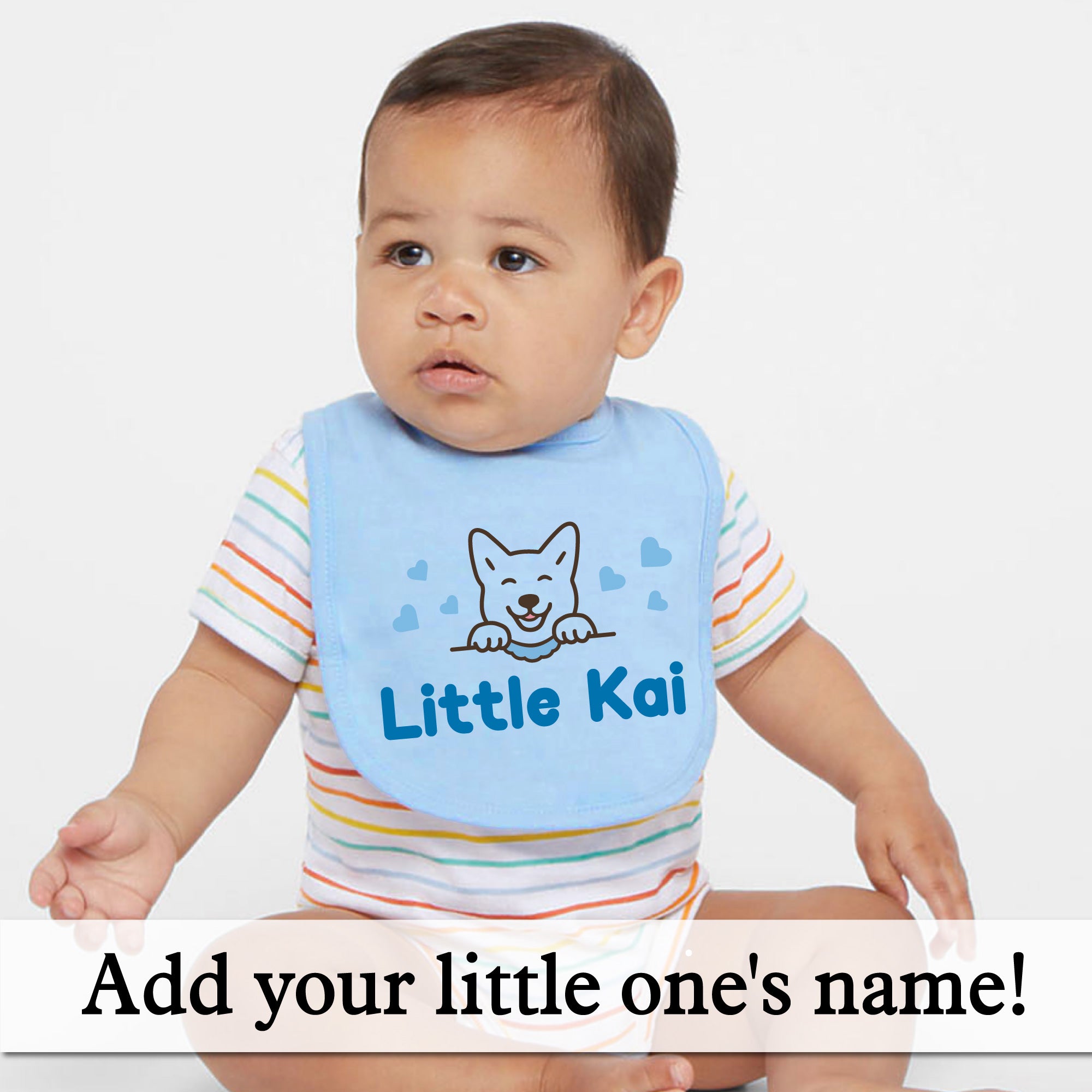Personalized Jersey Baby Bib