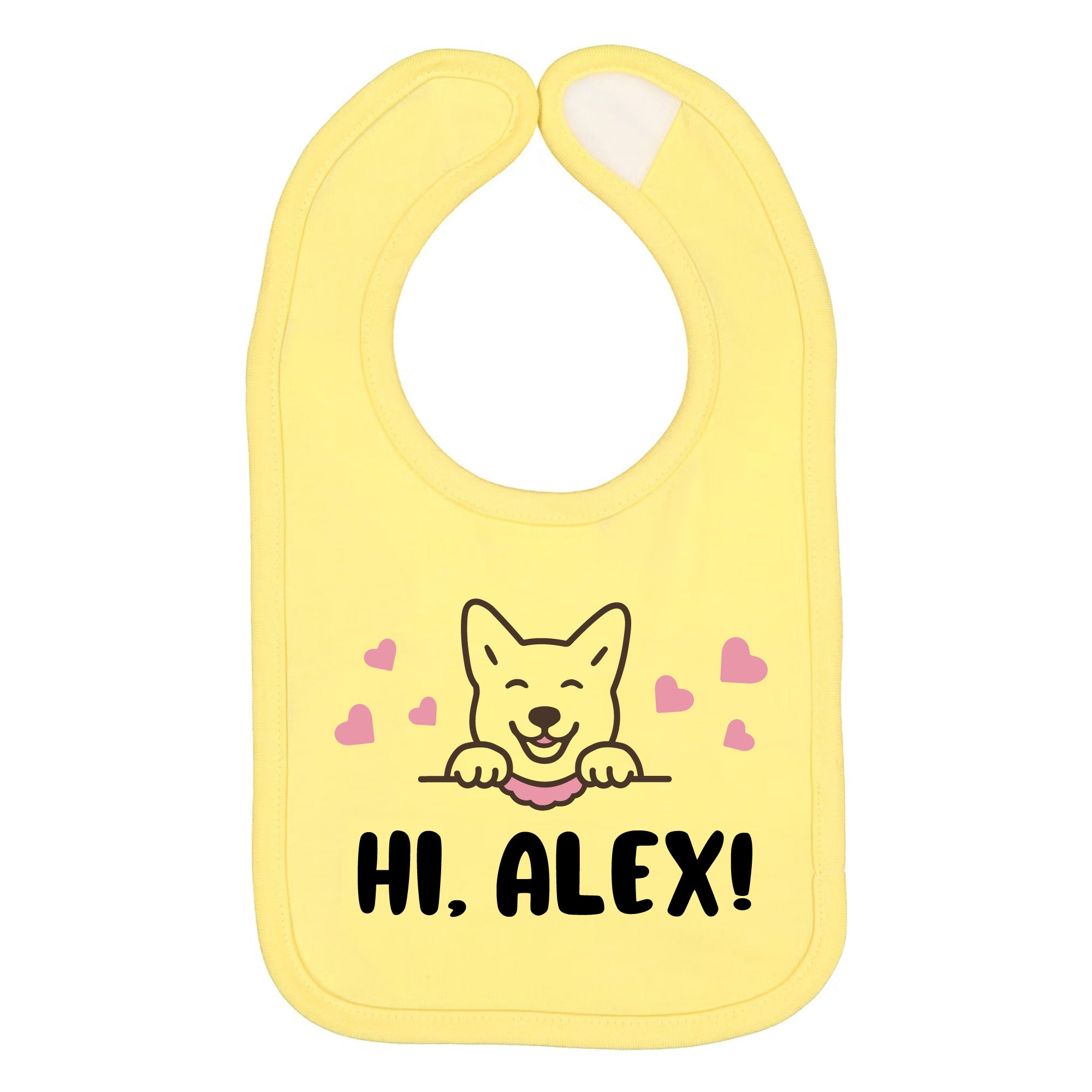 Personalized Jersey Baby Bib