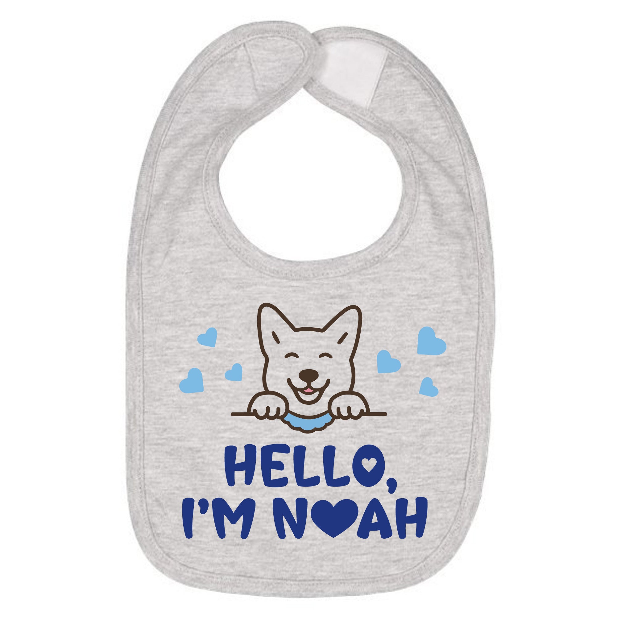 Personalized Jersey Baby Bib