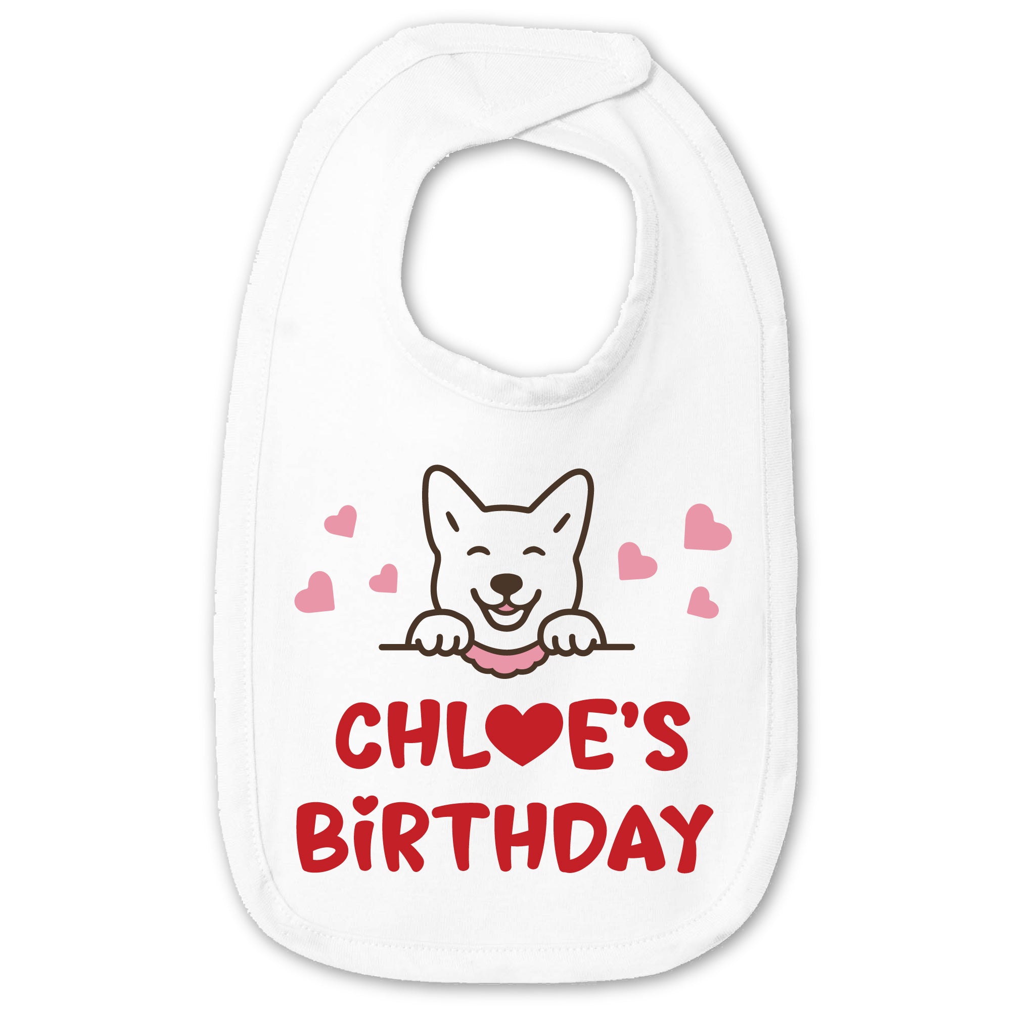 Personalized Jersey Baby Bib