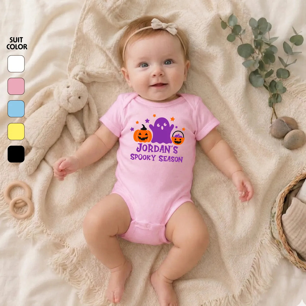 Personalized Halloween Baby Bodysuit