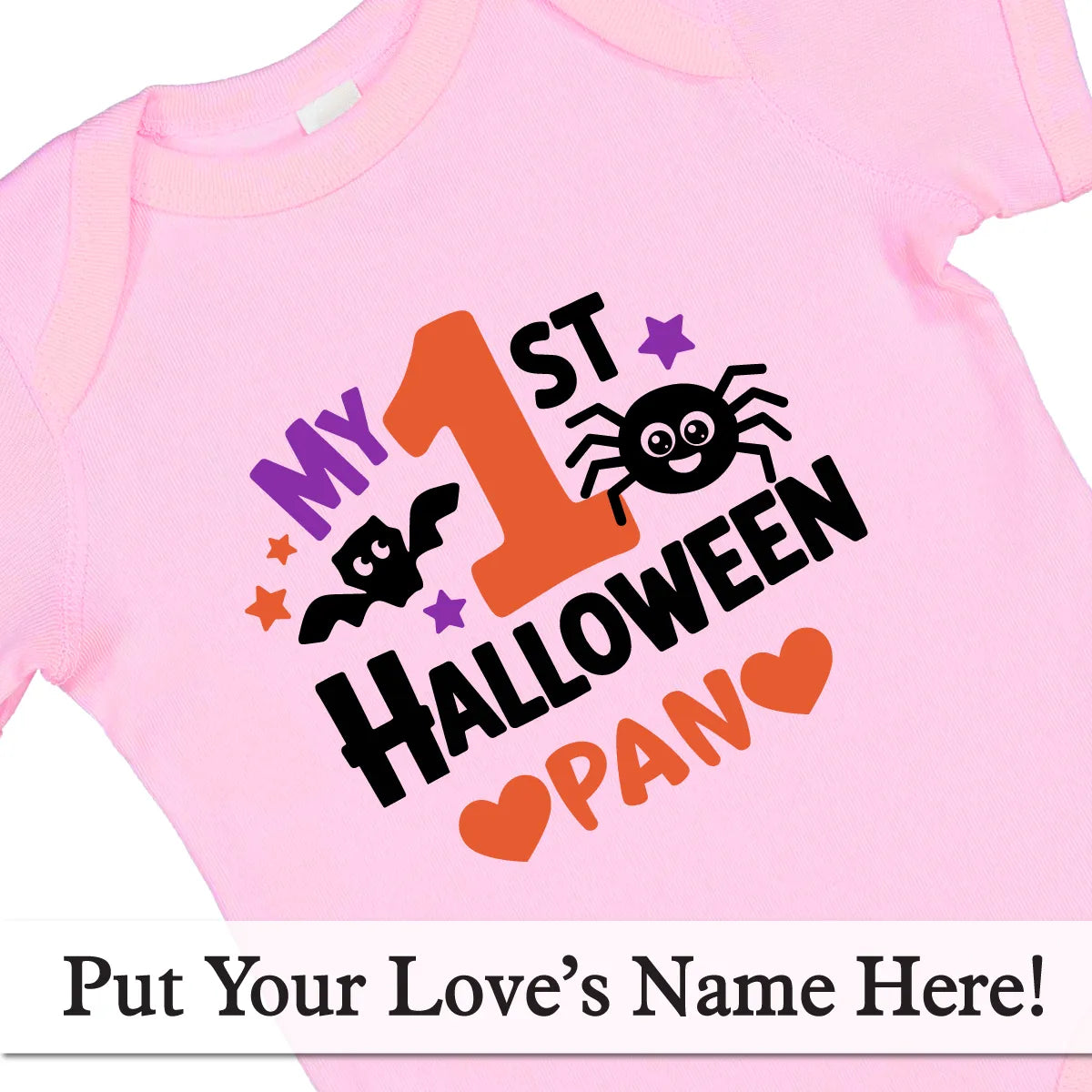 Personalized 1st Halloween Bodysuit