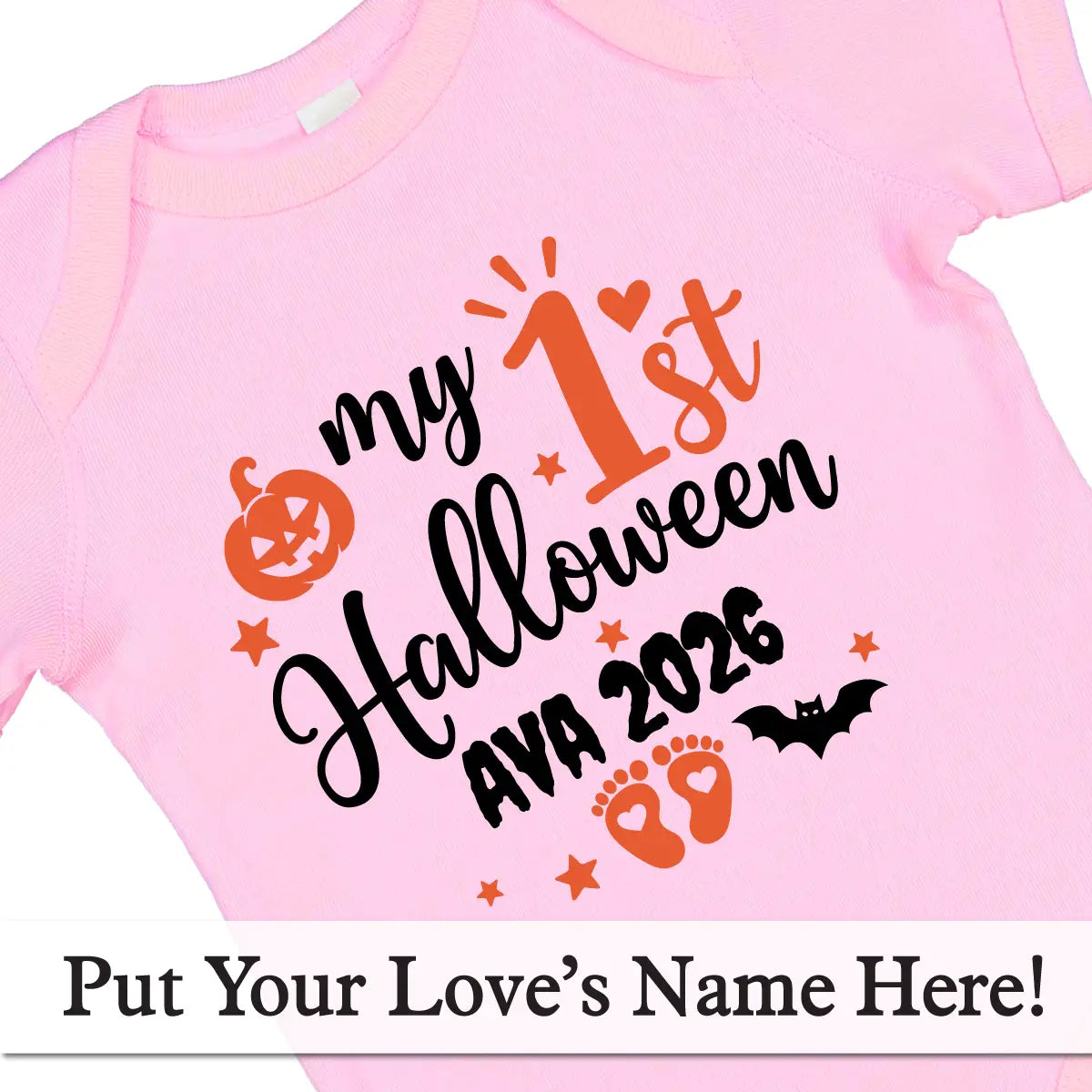 Personalized My 1st Halloween Bodysuit
