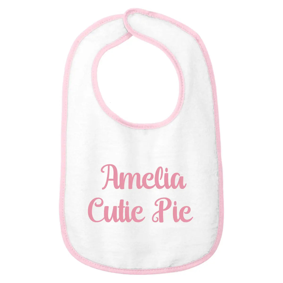 Personalized Cotton Terry Baby Bib