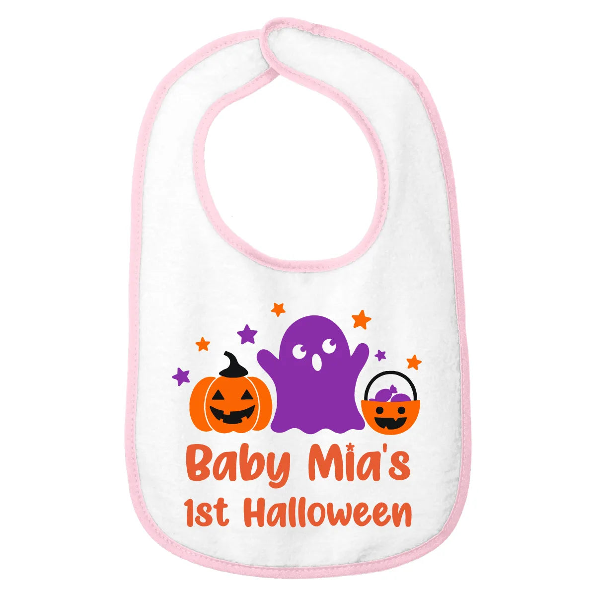 Personalized Halloween Baby Bib