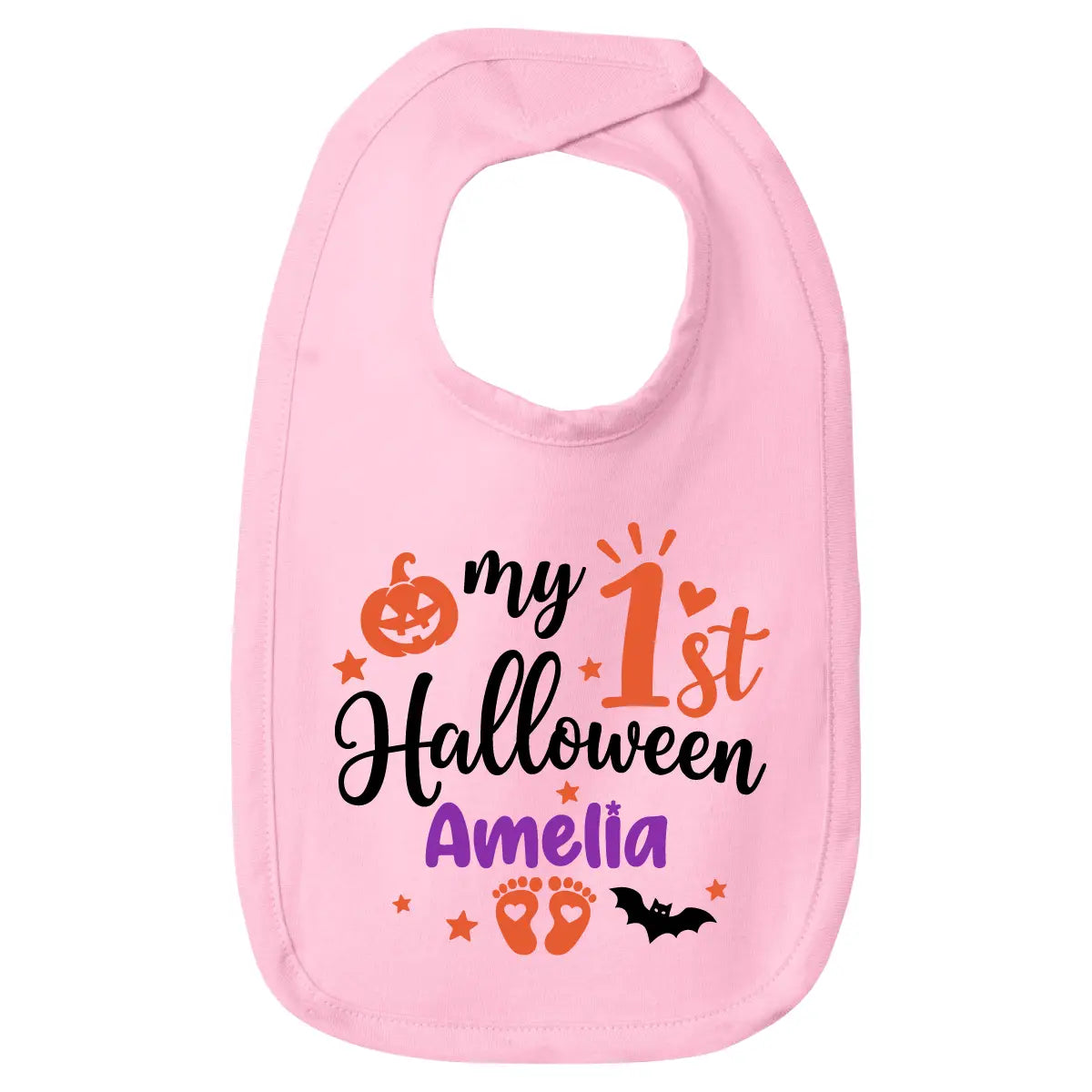 Personalized My 1st Halloween Baby Bib