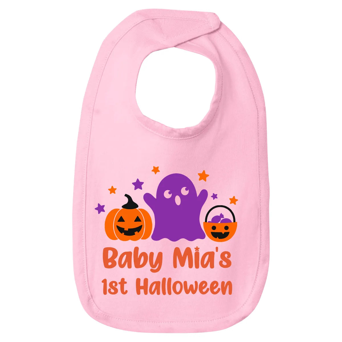 Personalized Halloween Baby Bib