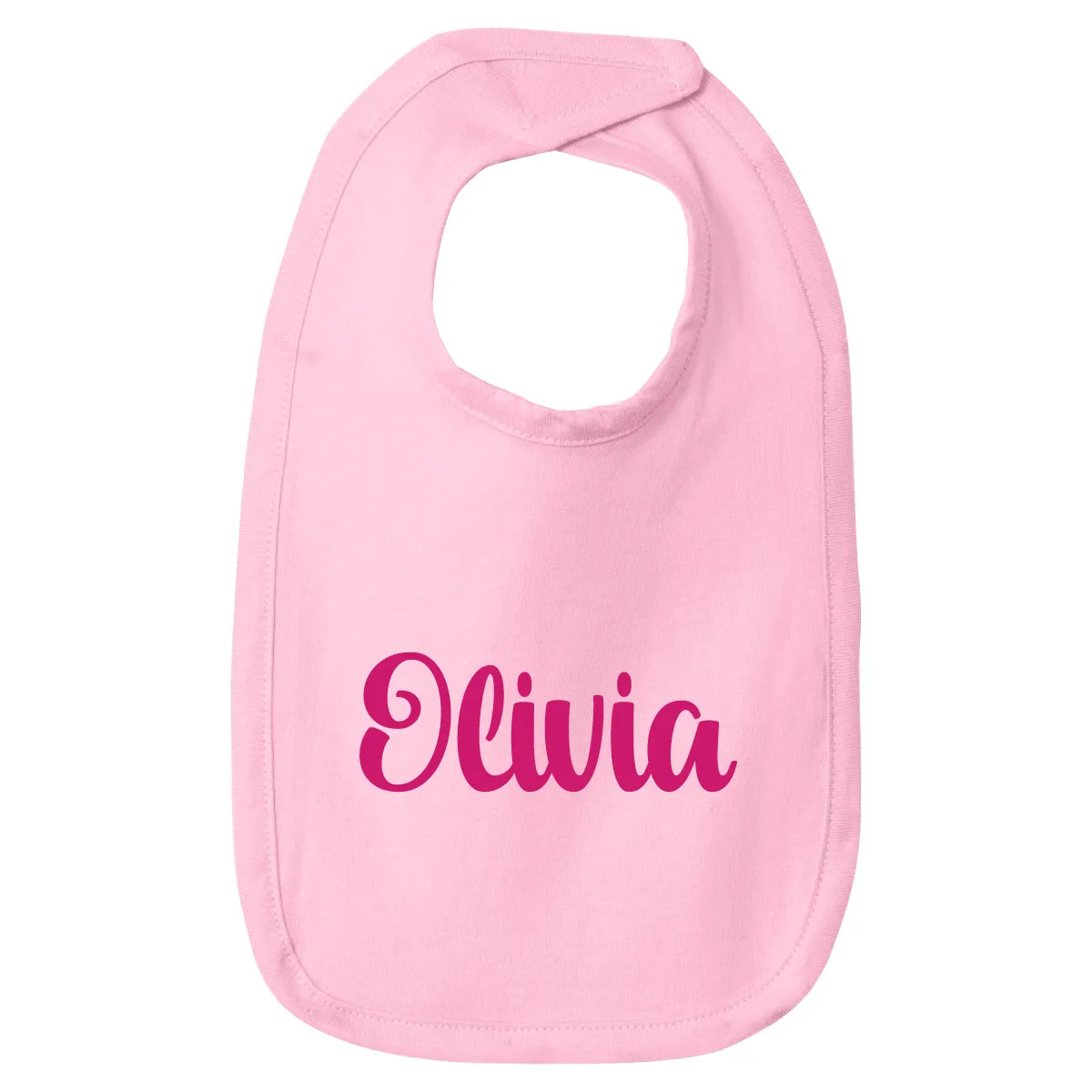 Personalized Jersey Baby Bib