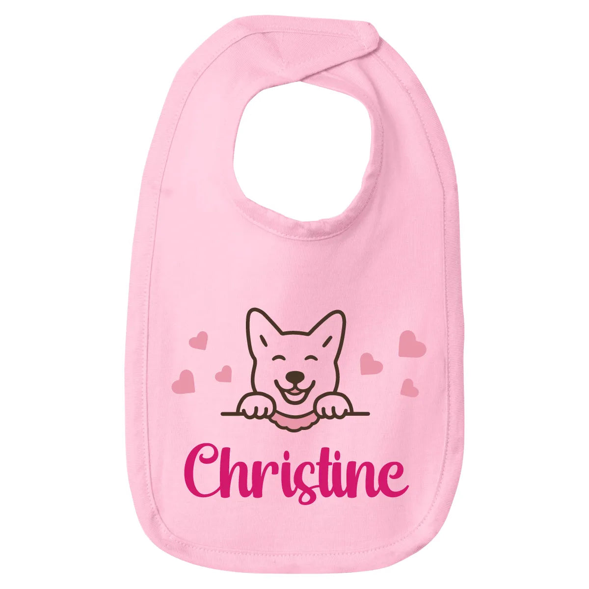 Personalized Jersey Baby Bib