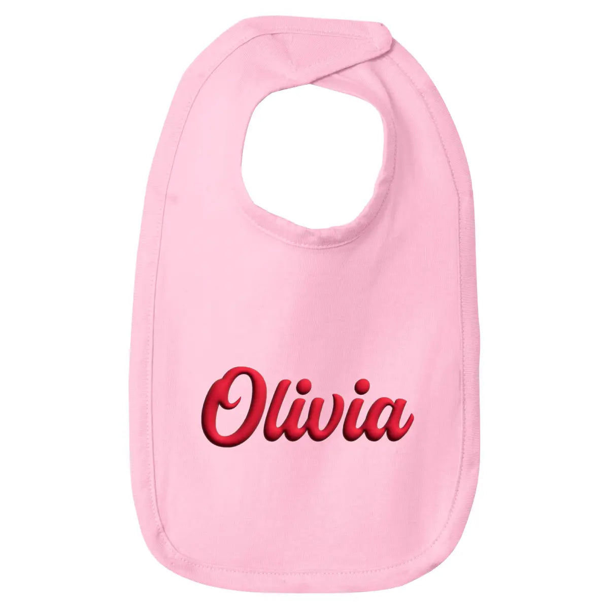 Personalized Puff Jersey Baby Bib