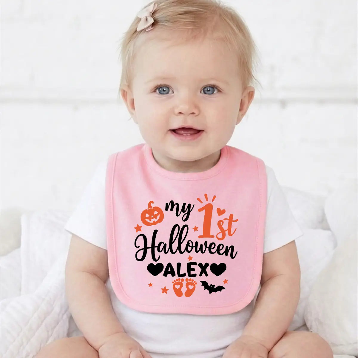 Personalized My 1st Halloween Baby Bib