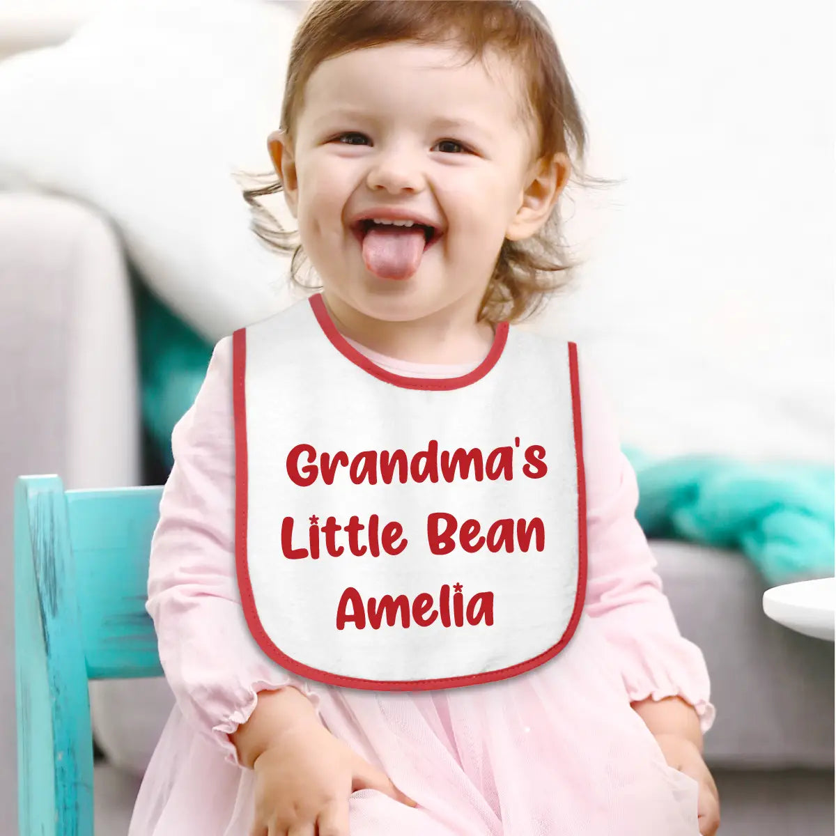 Personalized Cotton Terry Baby Bib