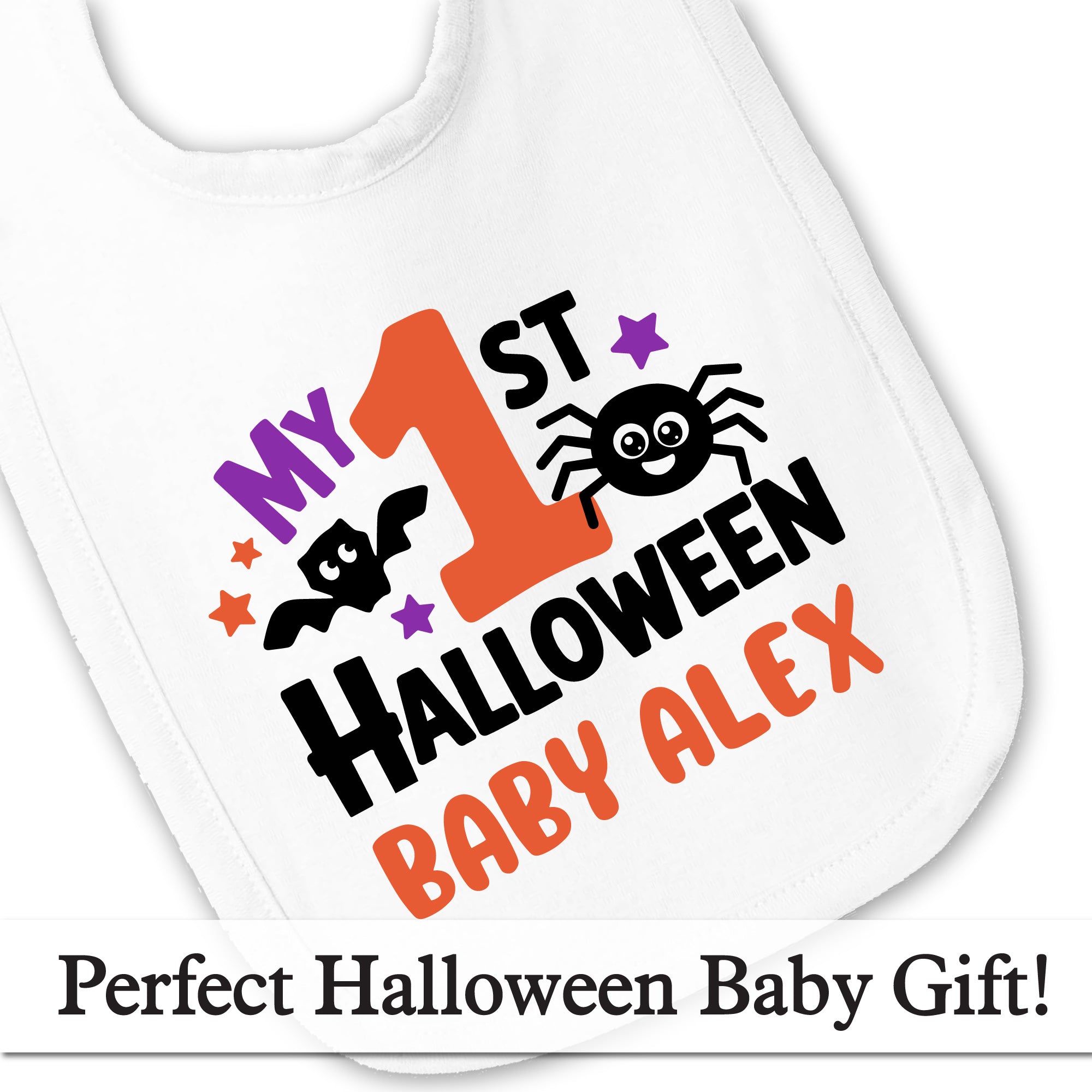 My 1st Halloween Baby Bib