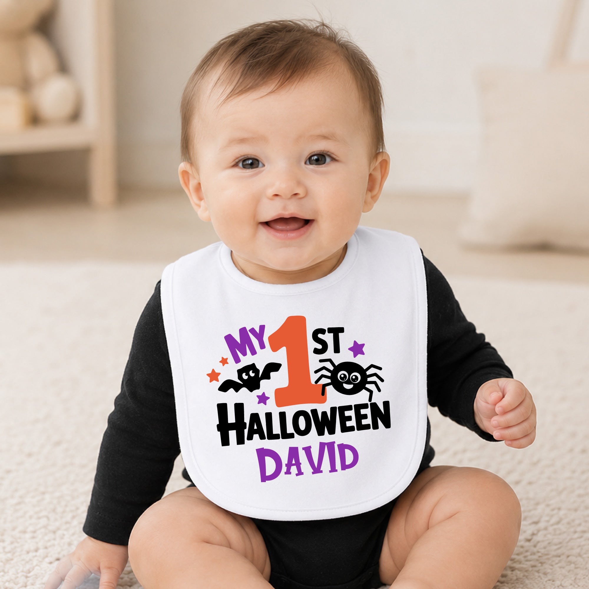 My 1st Halloween Baby Bib