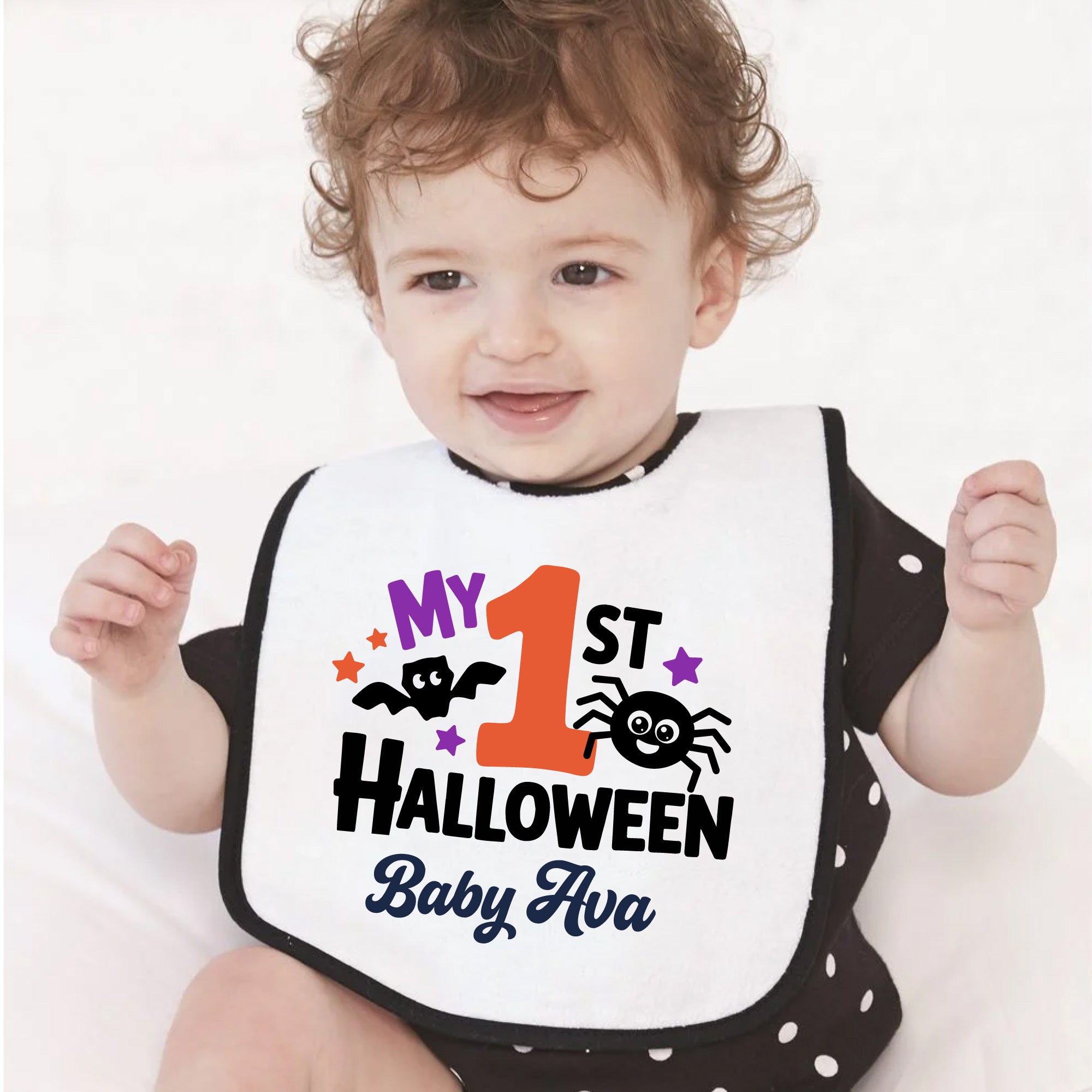 Personalized My 1st Halloween Bib