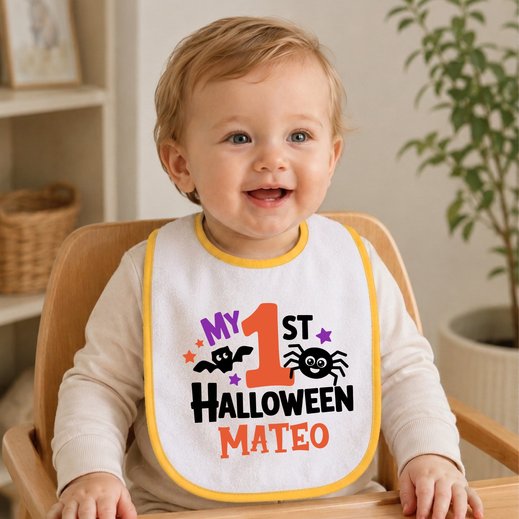 Personalized My 1st Halloween Bib