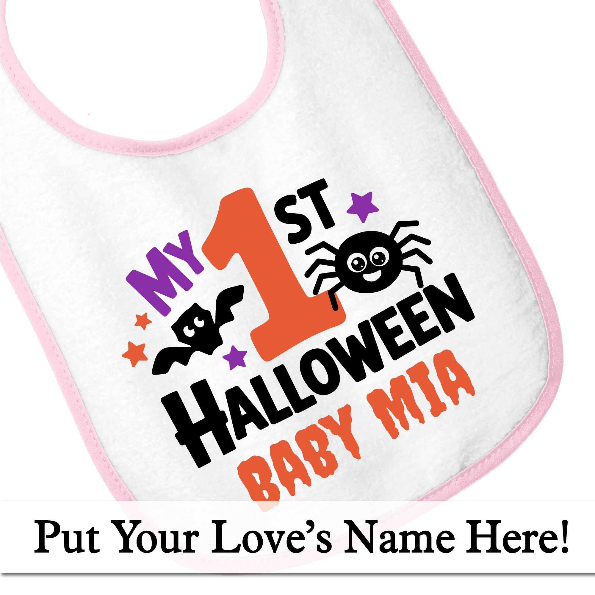 Personalized My 1st Halloween Bib
