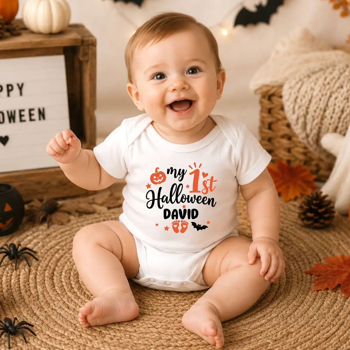 Personalized My 1st Halloween Bodysuit