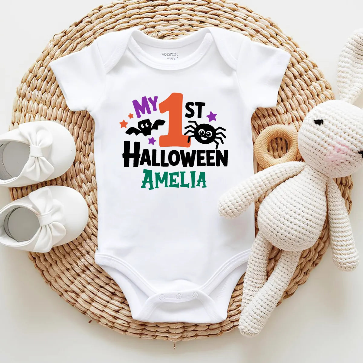 Personalized 1st Halloween Bodysuit