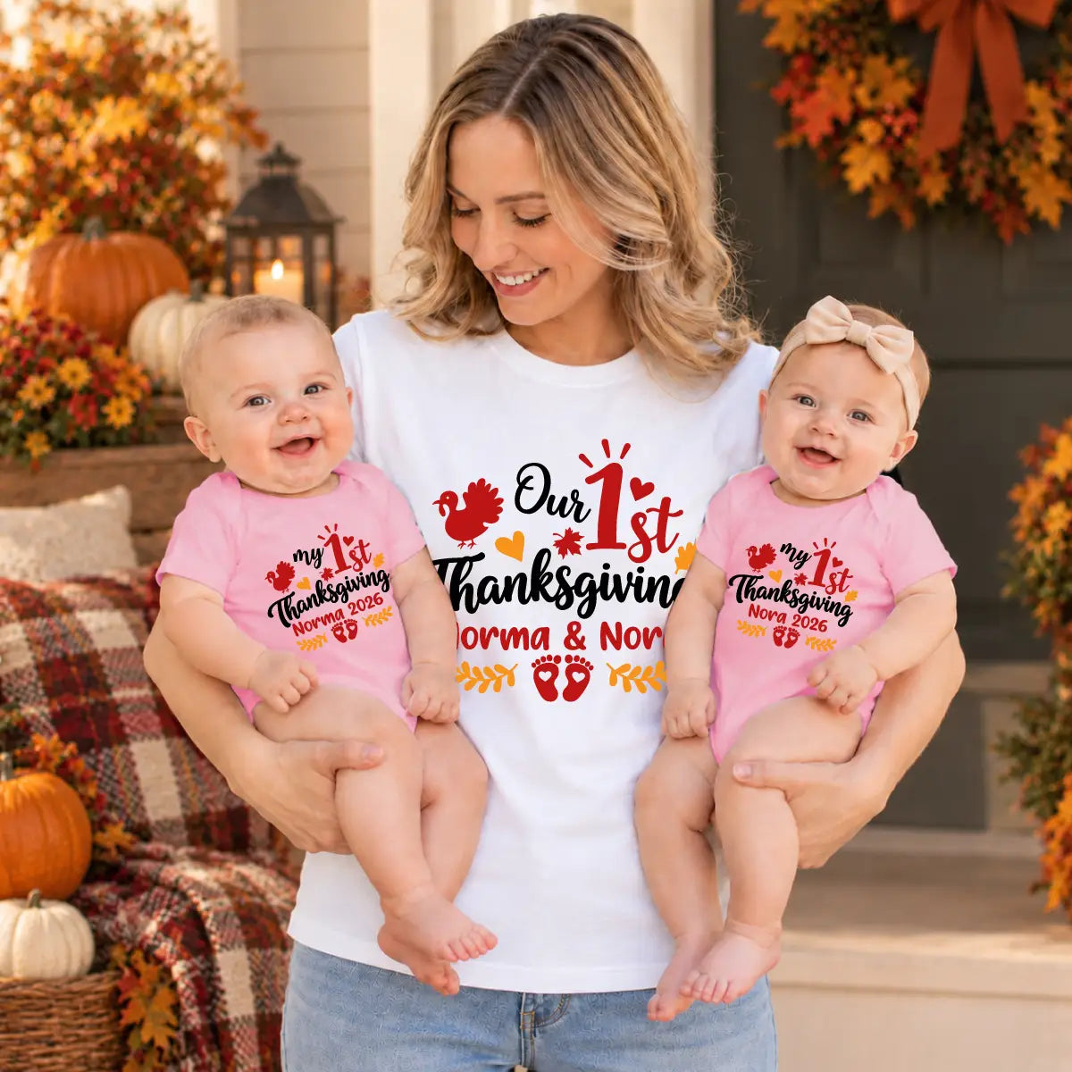 Personalized 1st Thanksgiving Mommy and Me 