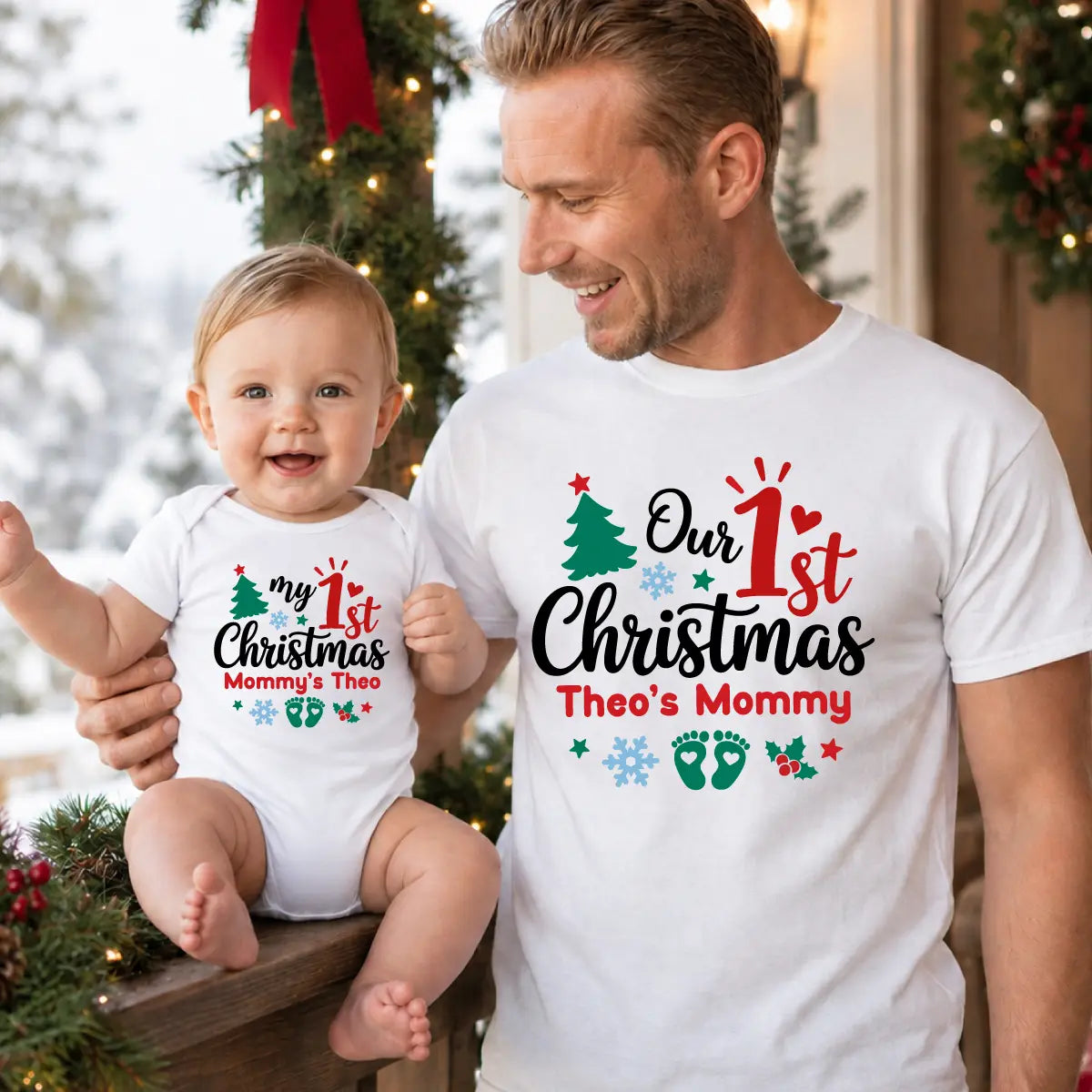 1st Christmas Daddy and Me