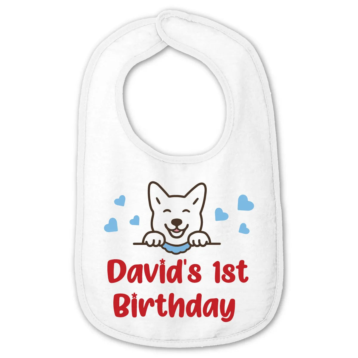 Personalized Cotton Terry  Baby Bib