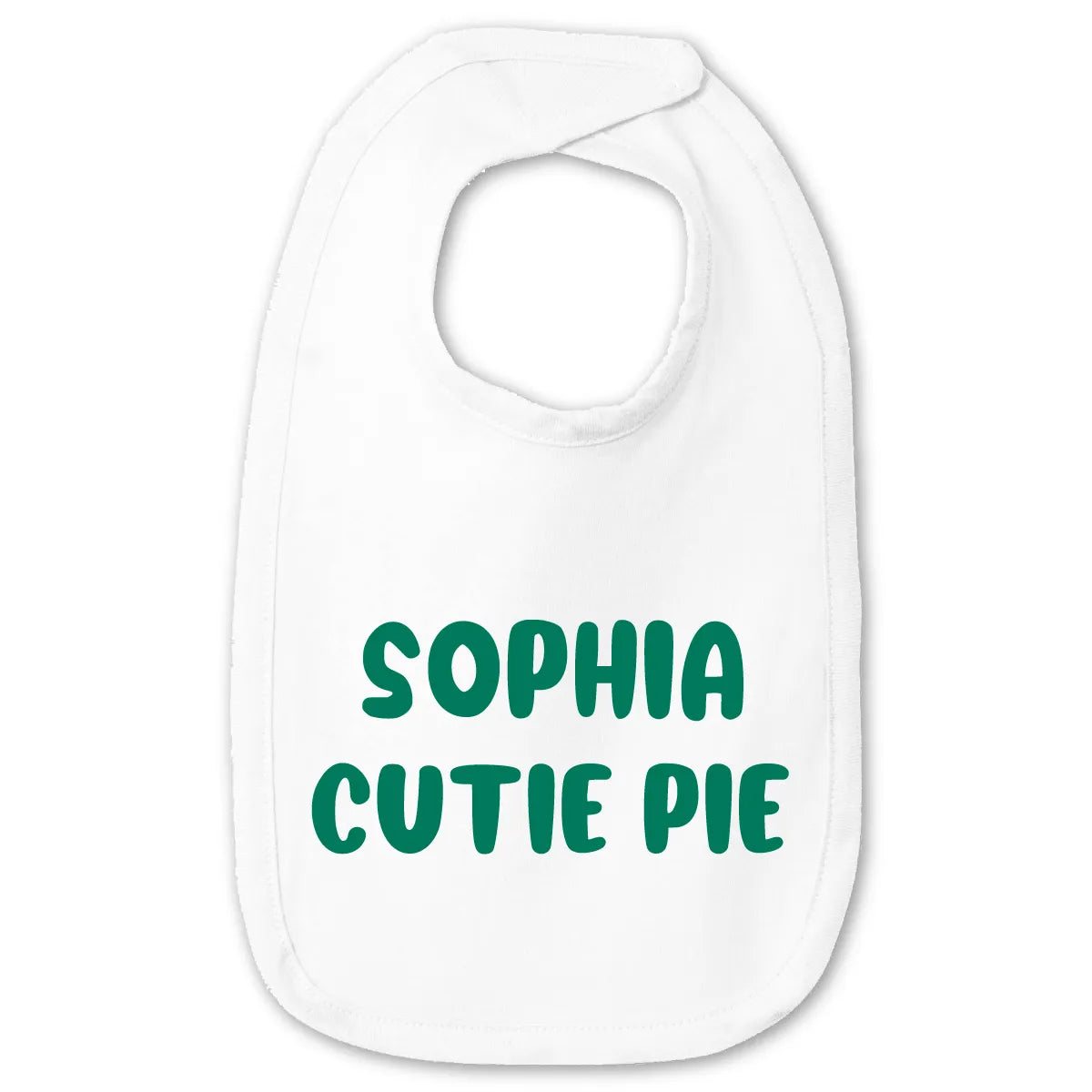 Personalized Jersey Baby Bib