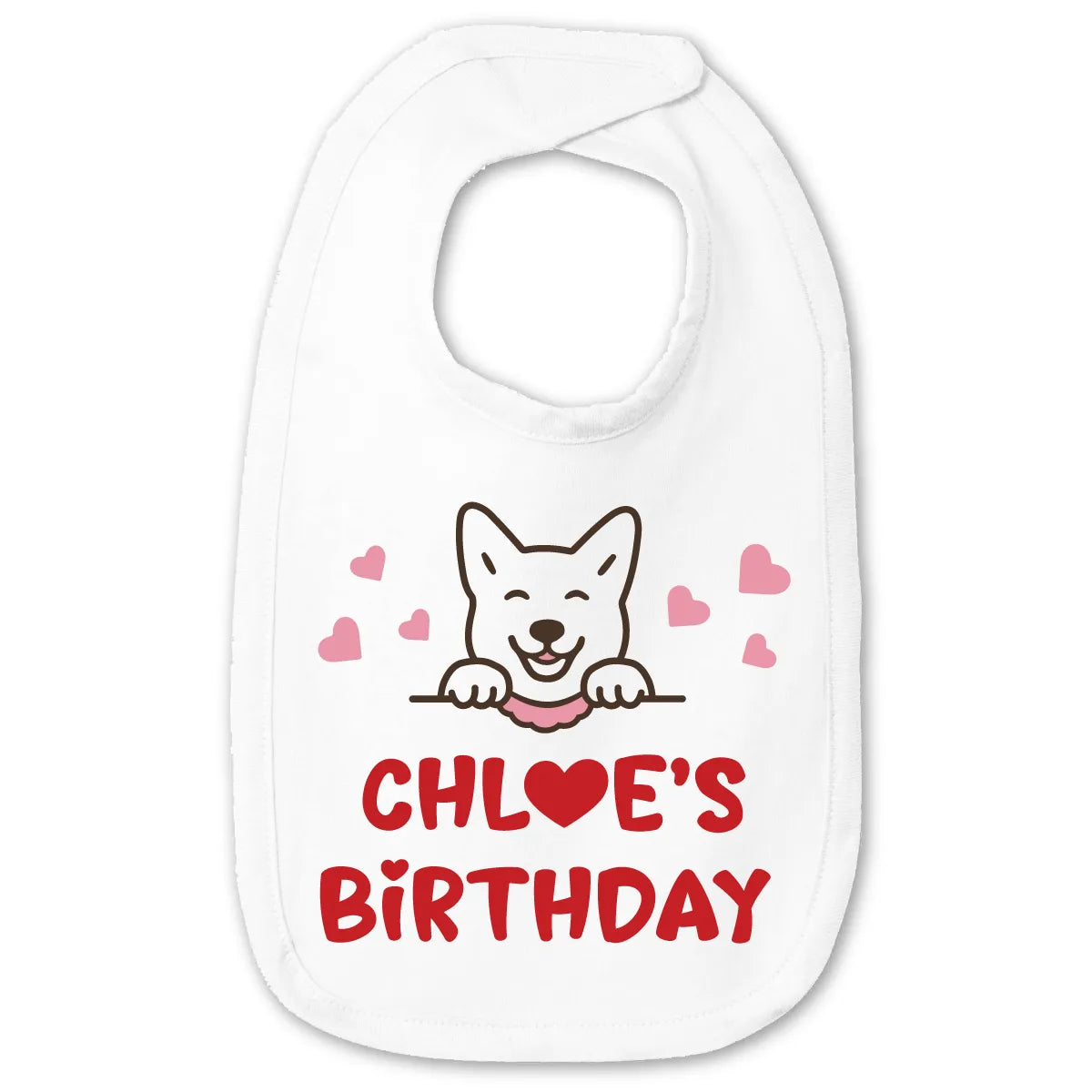 Personalized Jersey Baby Bib