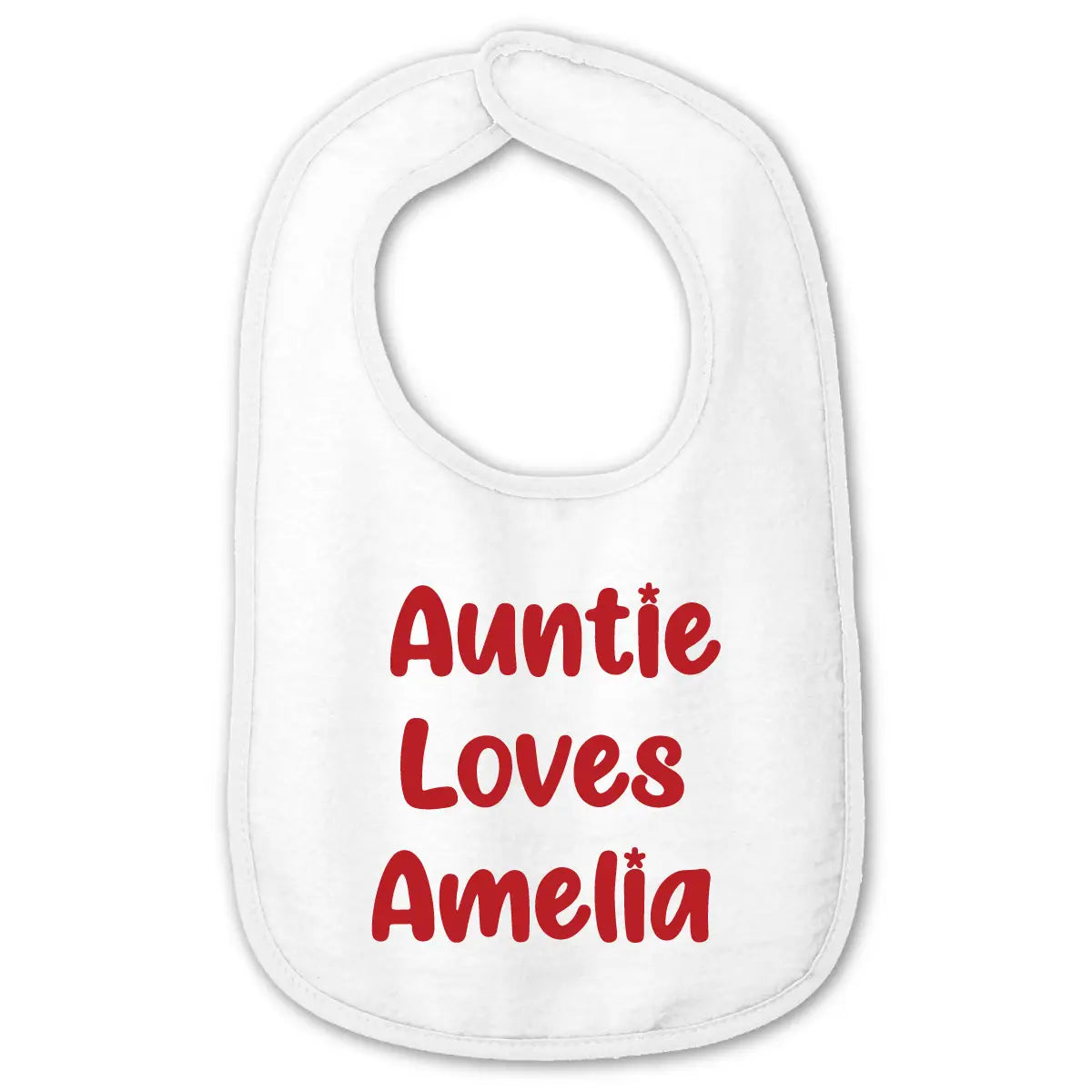 Personalized Cotton Terry Baby Bib