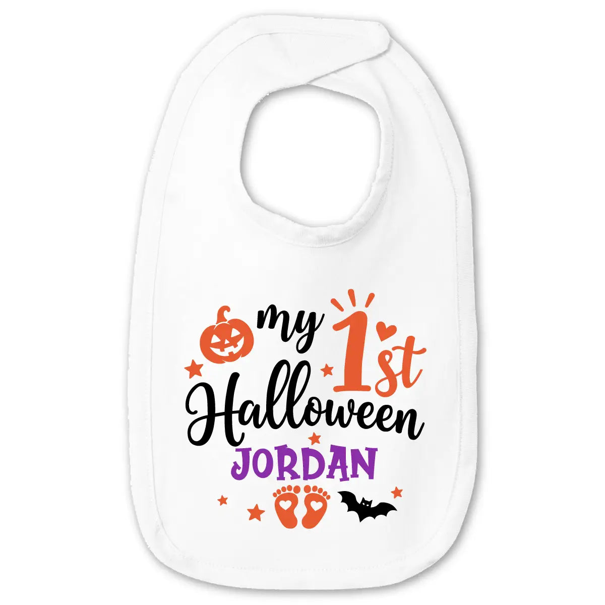 Personalized My 1st Halloween Baby Bib