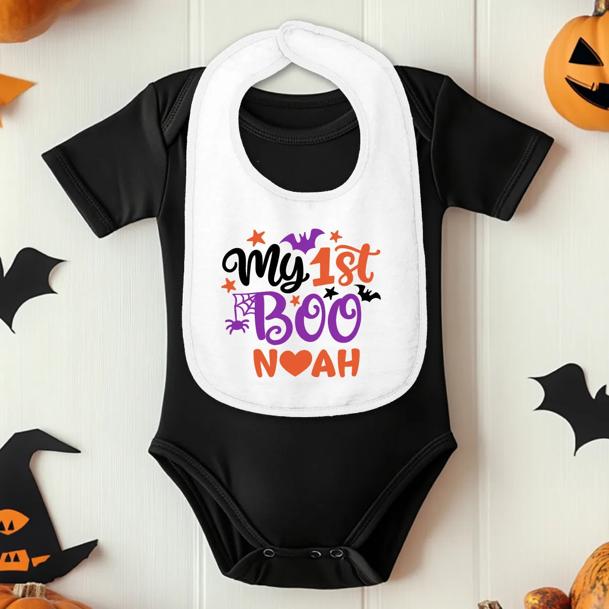 Personalized My 1st Boo Baby Bib
